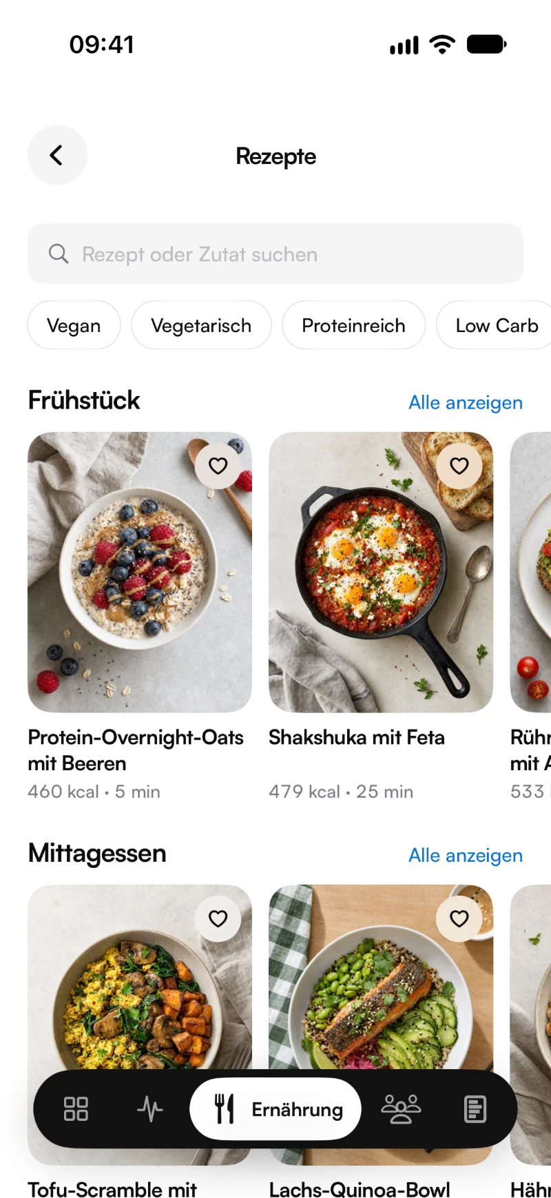 Rezepte nach Mahlzeiten